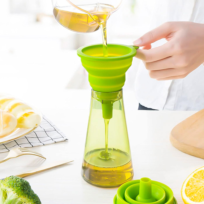 Funnel, сгъваем силиконов фуния за разливане на течности и други храни - Image 8