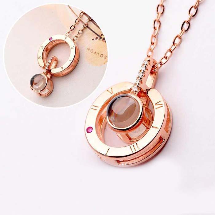 GiftBox, огърлица с подаръчна кутия и красива изкуствена роза - Image 3