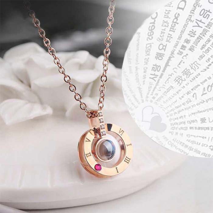 GiftBox, огърлица с подаръчна кутия и красива изкуствена роза - Image 6