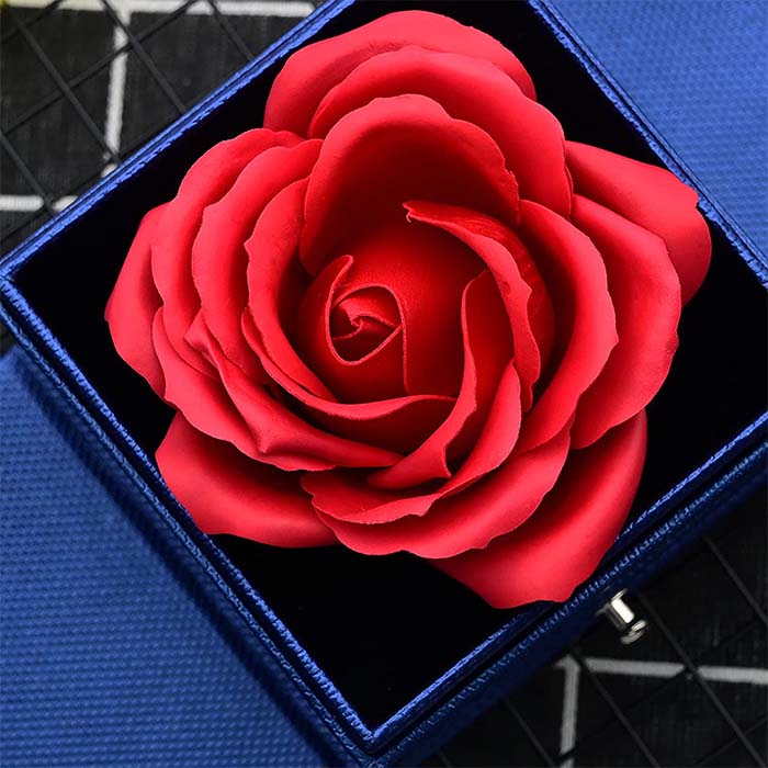 GiftBox, огърлица с подаръчна кутия и красива изкуствена роза - Image 9