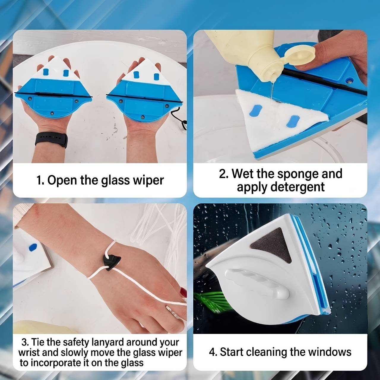 Магнитен почистващ уред за прозорци, GlassWiper - Image 11