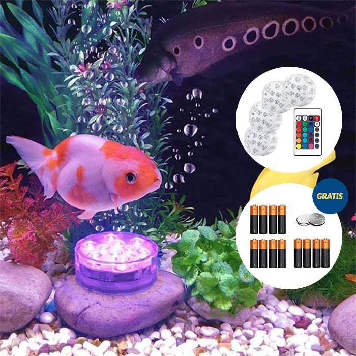 GlowBundle, 4 водоустойчиви LED светлини + комплект батерии - Image 10