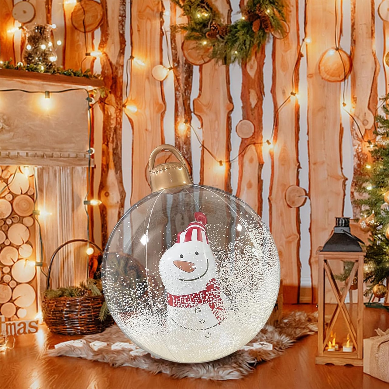GlowySnowy, коледна топка с мотив на снежен човек и светлина - Image 6
