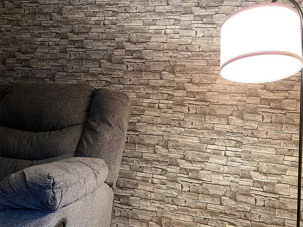GreyBricks, самозалепващи стикери за стена с изглед на сива тухла в 3D - Image 9