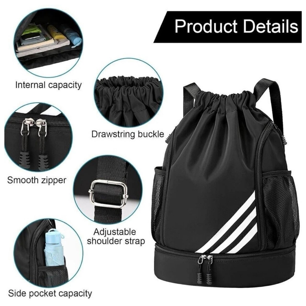 GymPack, спортната раница с множество отделения - Image 4