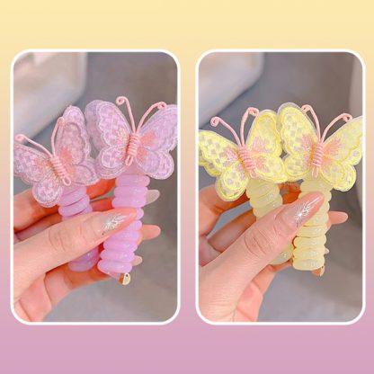 HAIRTIE, Ластици за коса с пеперуди 4+4 БЕЗПЛАТНО - Image 2