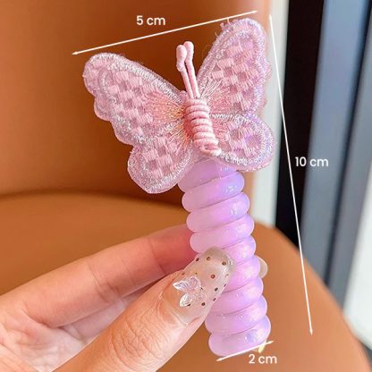 HAIRTIE, Ластици за коса с пеперуди 4+4 БЕЗПЛАТНО - Image 3