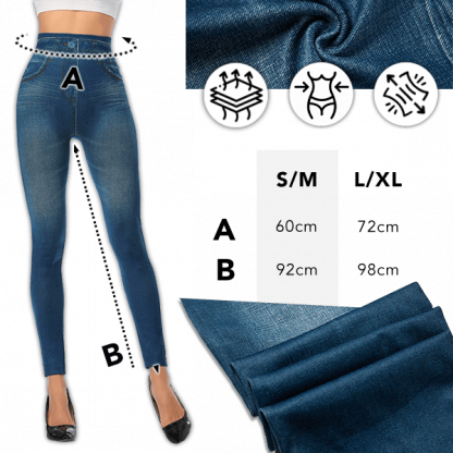 JEANLEGS-L/XL, Оформени дънки - Image 3