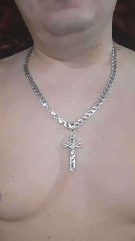 JesusNecklace, сребърно колие с Исус - Image 4