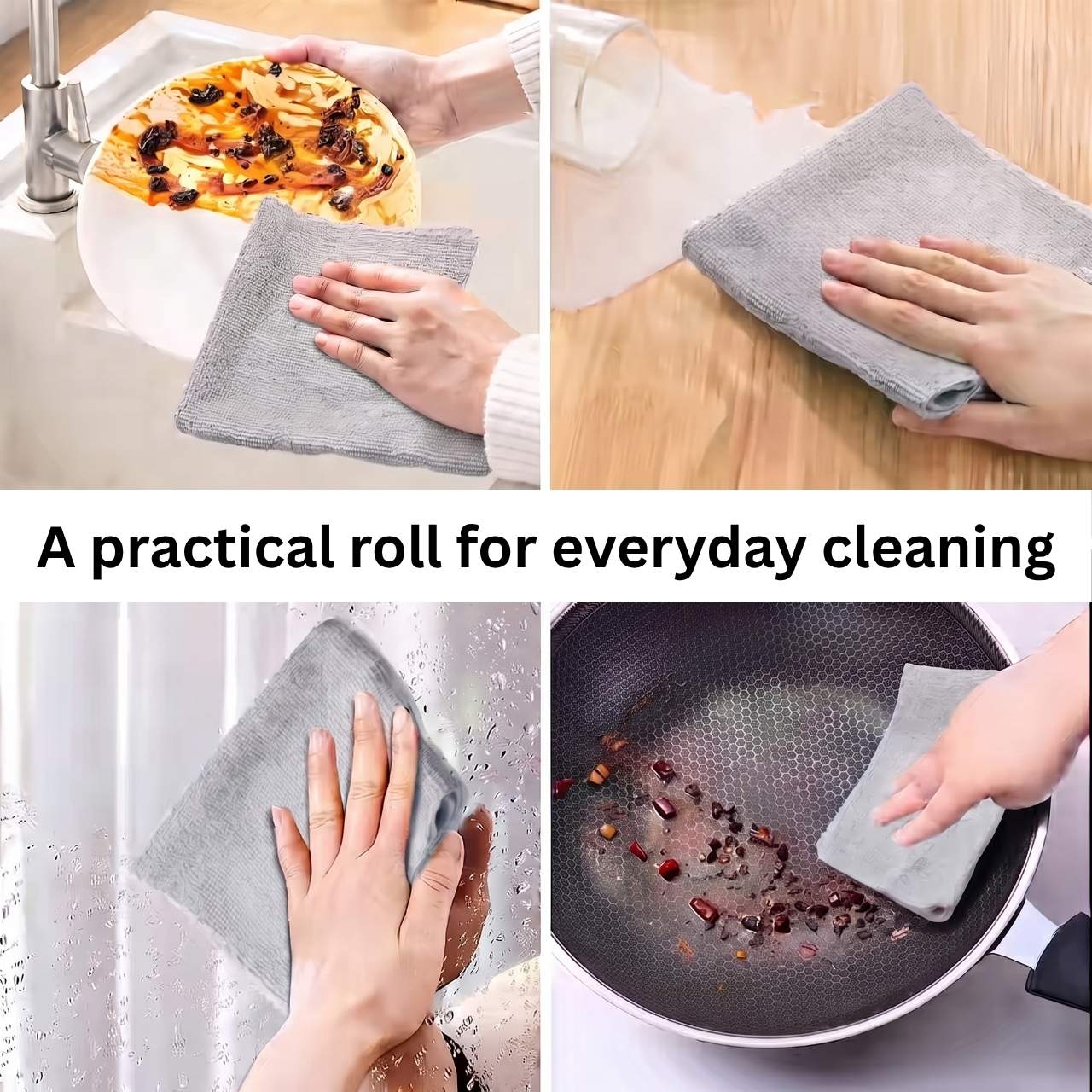 Микрофибърни кърпи за почистване на ролка (30 броя), KitchRoll - Image 9