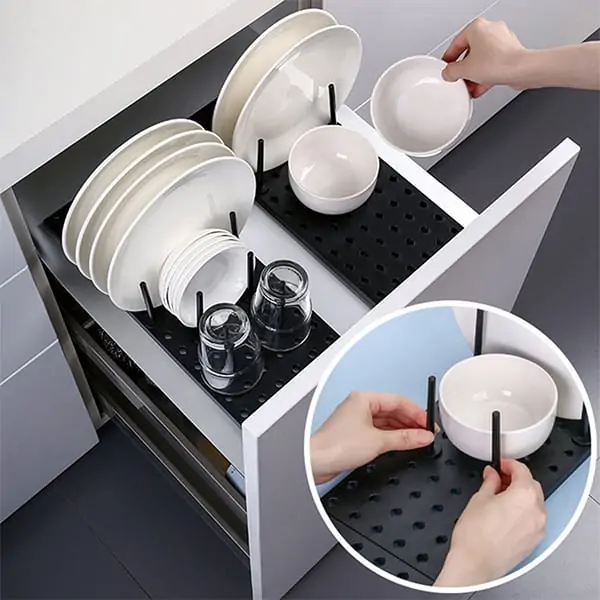 KitchenOrganizator, практичен държач за кухненски прибори и капаци - Image 6