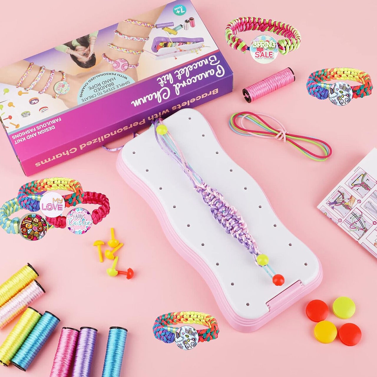 KnitFun, комплект за плетене на гривни - Image 8