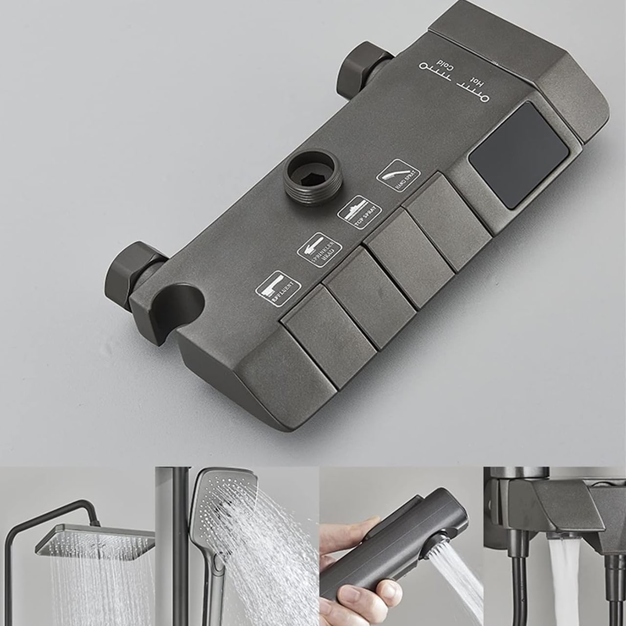 LuxShowerSet, луксозен душ комплект с 3 различни приставки - Image 8