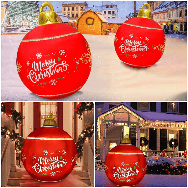 MERRY, Надуваеми коледни топки HolidayGlow - Image 6