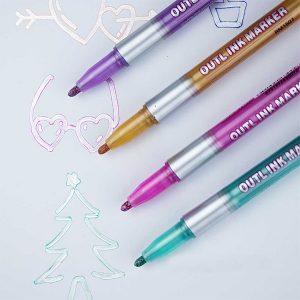 MagicMarkers, 8-частен комплект маркери, които създават магически контур - Image 3
