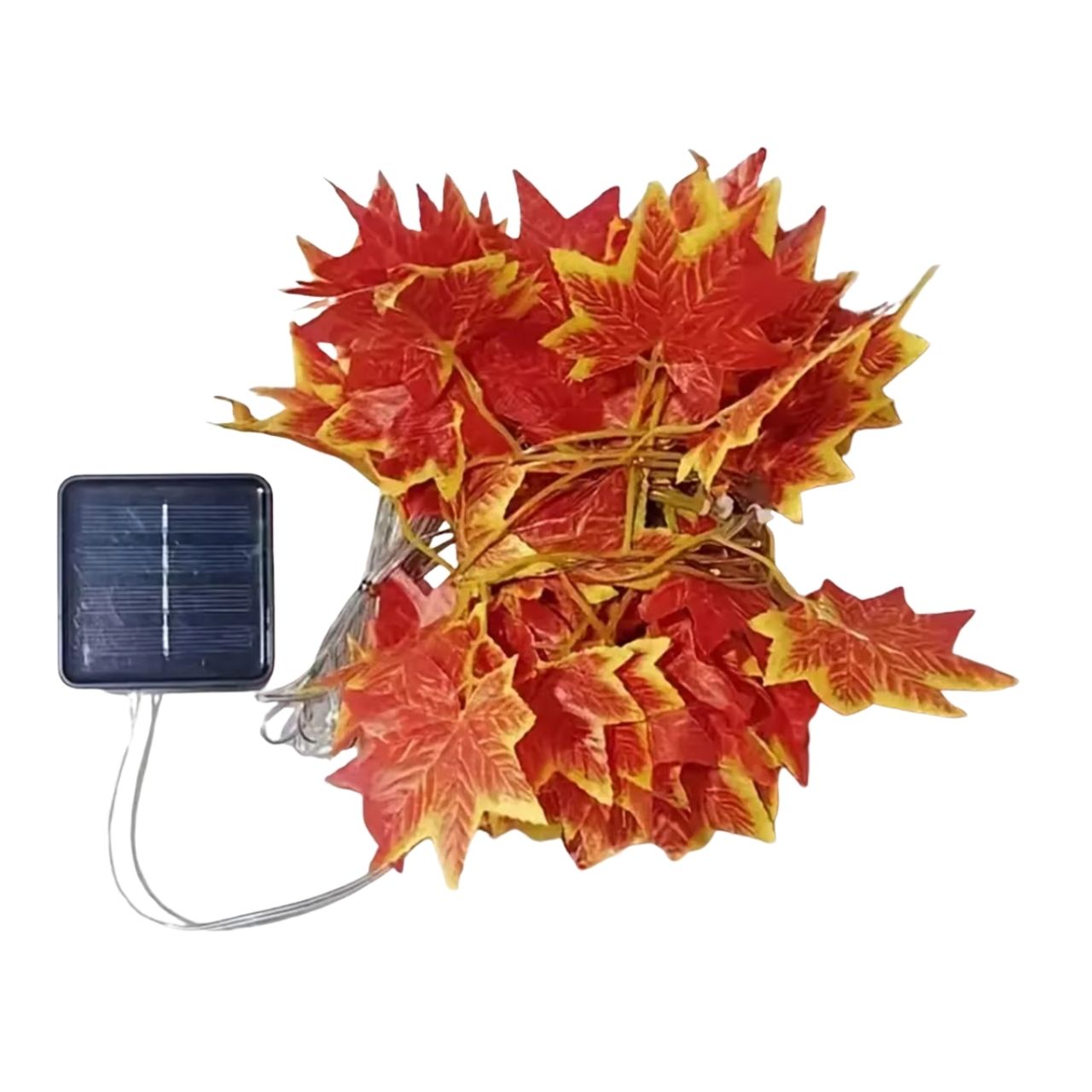 Соларна LED светлинна верига с есенни листа, MapleLeaf - Image 6