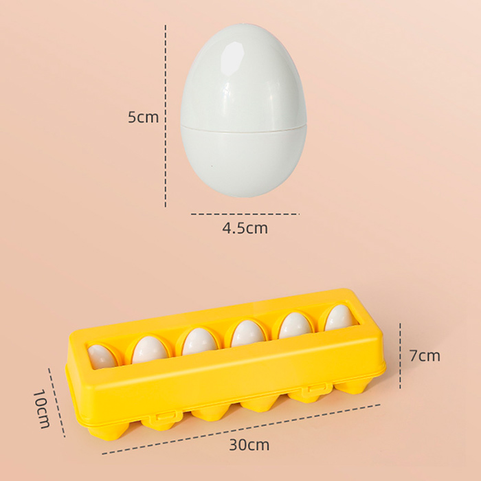 MatchingEggs, образователна играчка - комплект с кутия и 12 яйца - Image 2