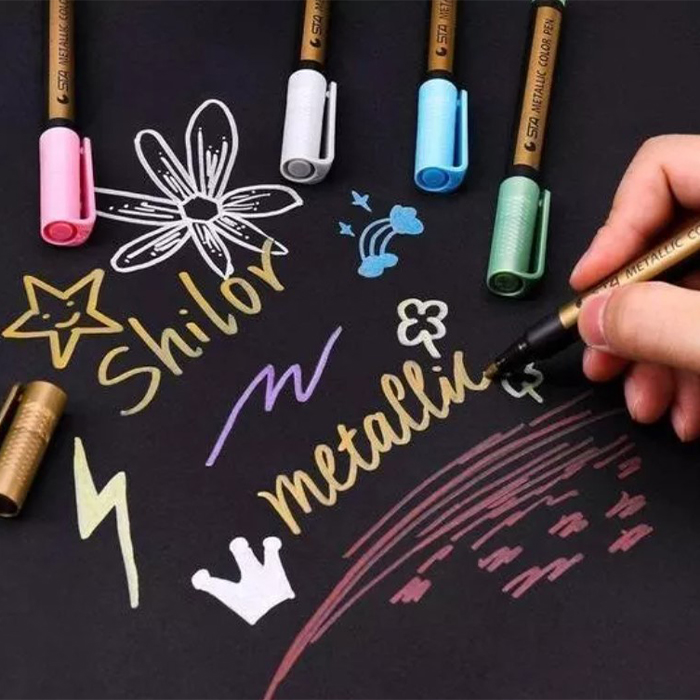 MetallicColorPen, 10-брой творчески комплект маркери - Image 2