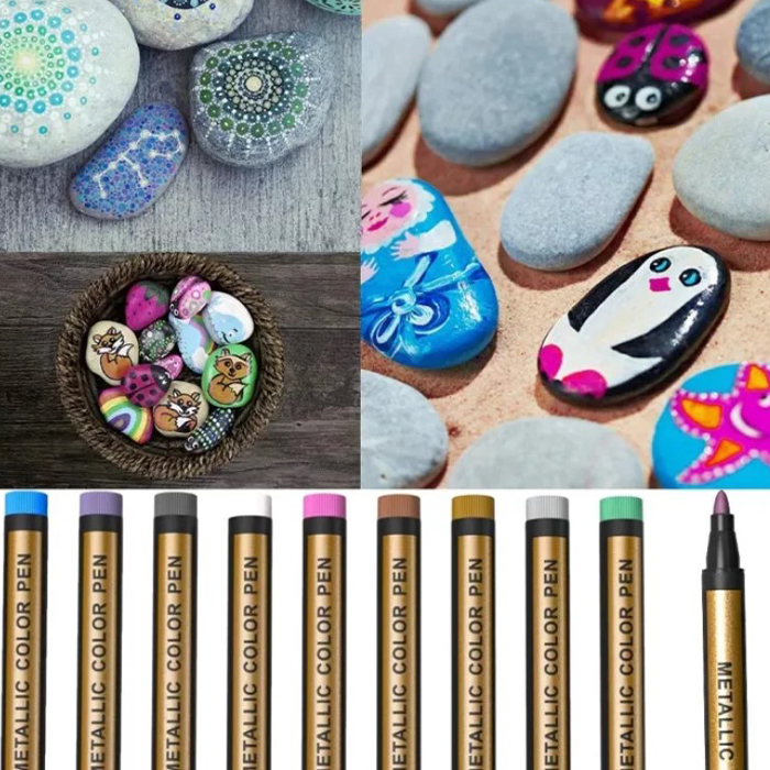 MetallicColorPen, 10-брой творчески комплект маркери - Image 6