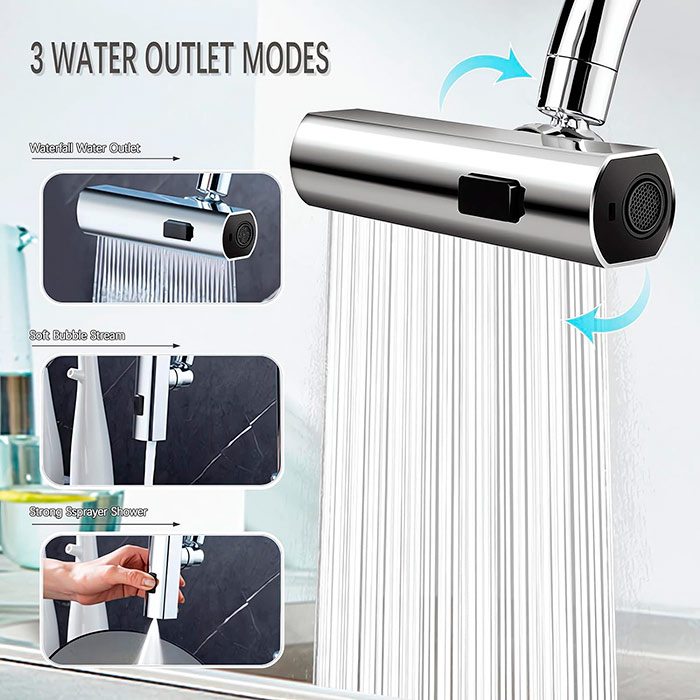 ModernFaucet, удължител за чешма с 3 изхода за вода - Image 4