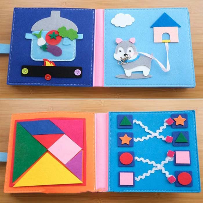 MontessoriBook, една безшумна книга с различни дейности - Image 8