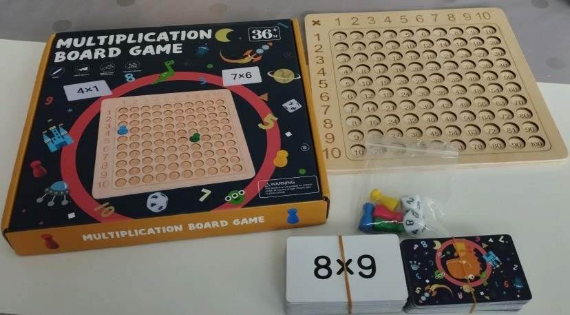 MultiplicationGame, е настолна игра, която се събира до 100 - Image 7