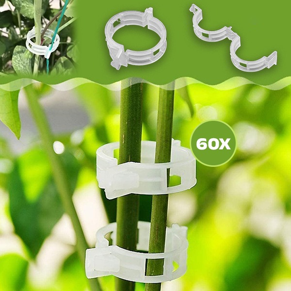 PLANTCLIP, GreenGrow Подкрепа за Растения - 60 Щипки - Image 5