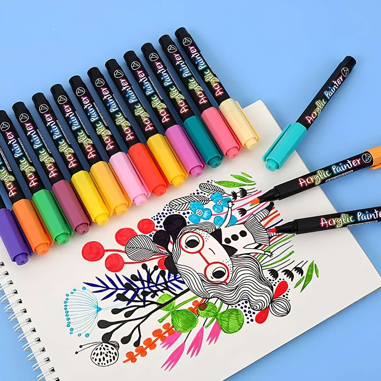 PaintAcrylic, акрилни маркери (12 броя) - Image 9