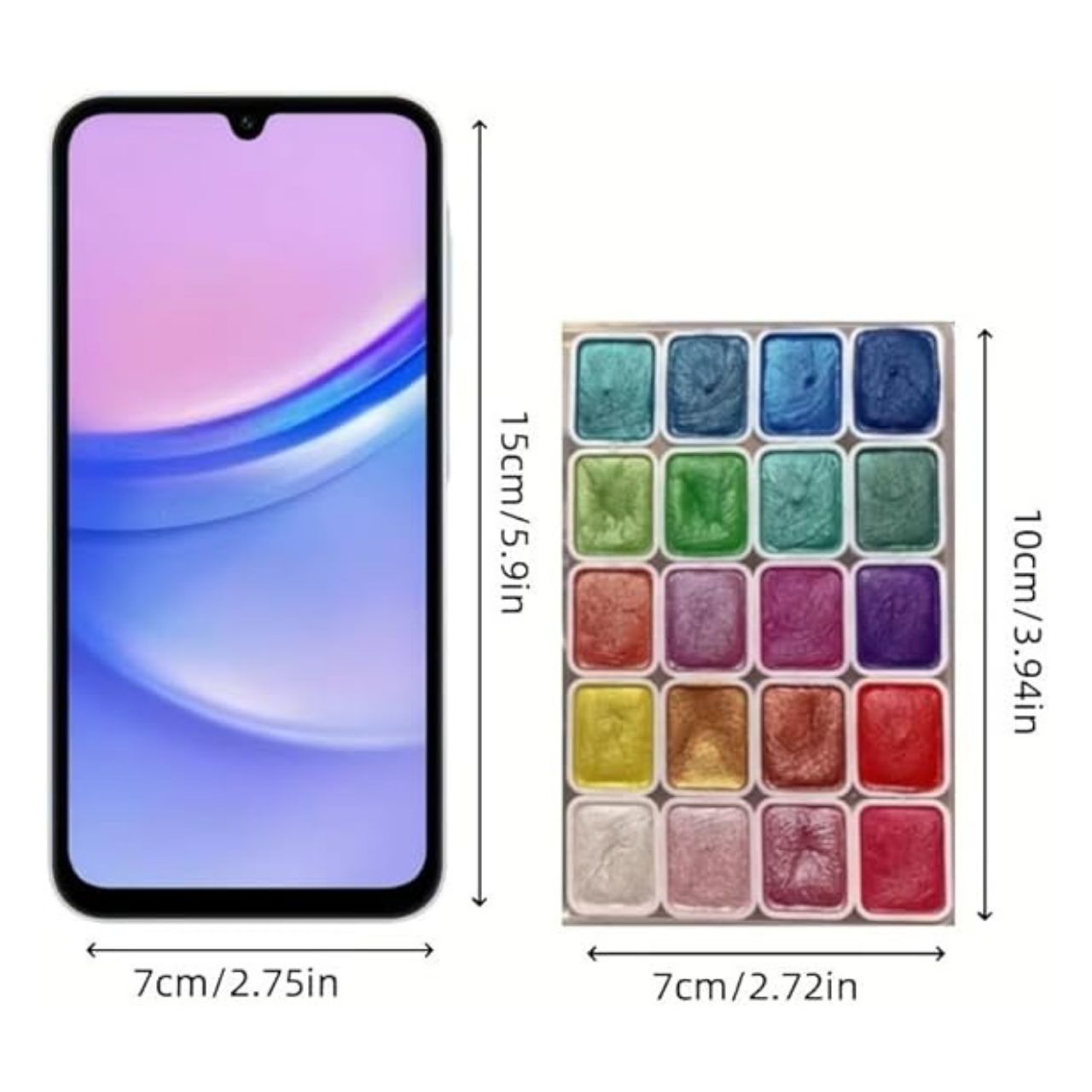 Palette, комплект от 20 блестящи цветове - Image 2
