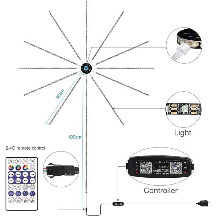 PartyLights, цветни LED светлини - Image 9
