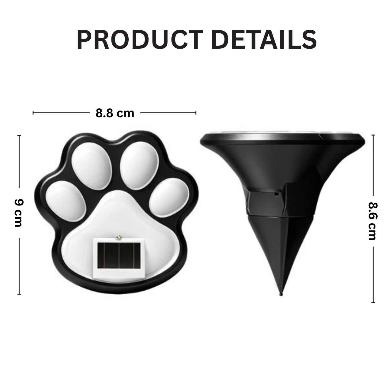 Соларни LED лампи с форма на лапички, Paws - Image 5