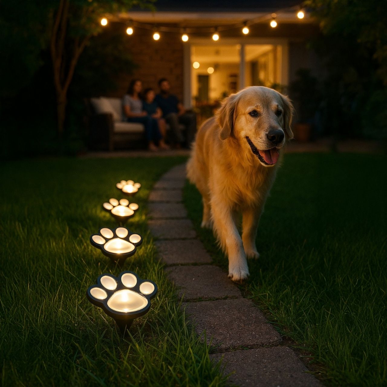 Соларни LED лампи с форма на лапички, Paws - Image 10