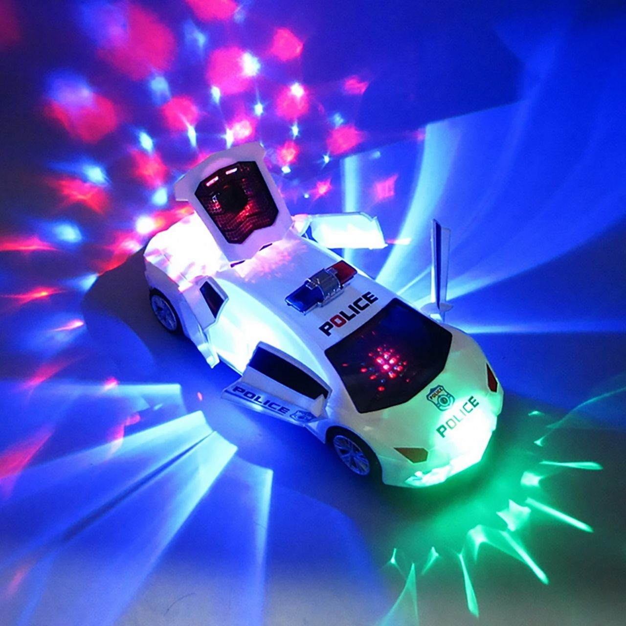 PoliceCar, полицейска кола с LED светлини - Image 10