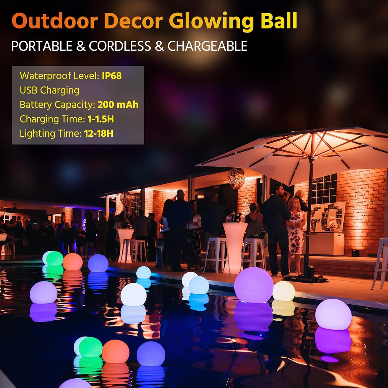 PoolGlowy, плаваща светлина за басейн - Image 4