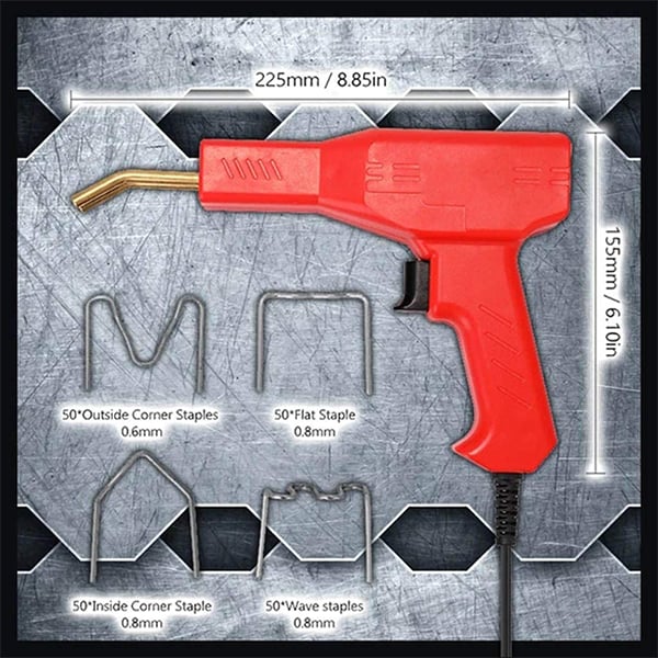 Комплект за ремонт на трески CrackRepairSet, професионален заваръчен комплект (200 части) - Image 9