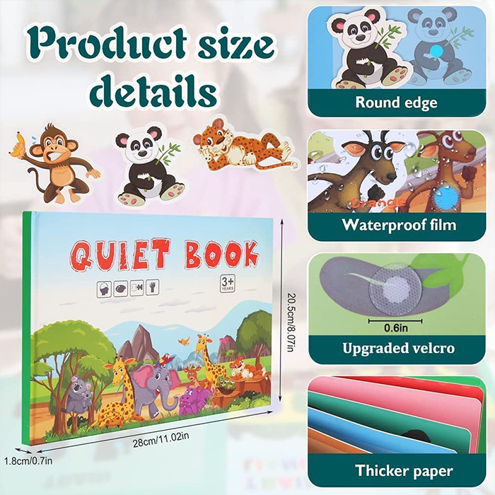 QuietBook, тиха книга, която стимулира всички области на развитието на детето - Image 9