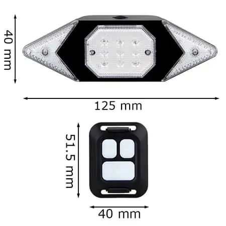 RearLightIndicator, индикатор за велосипед с безжично дистанционно управление - Image 2
