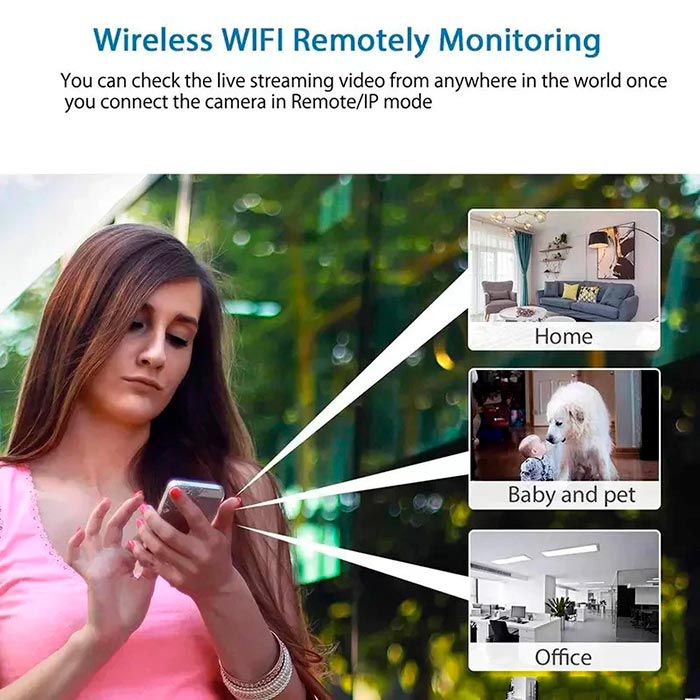 RemoteCam, мини WiFi охранителна камера - Image 9