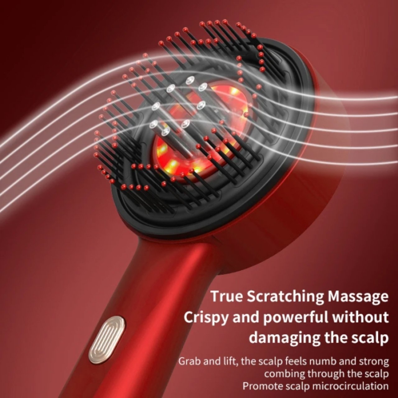 Scalpyx, LED масажна четка за стимулиране на растежа на косата - Image 2