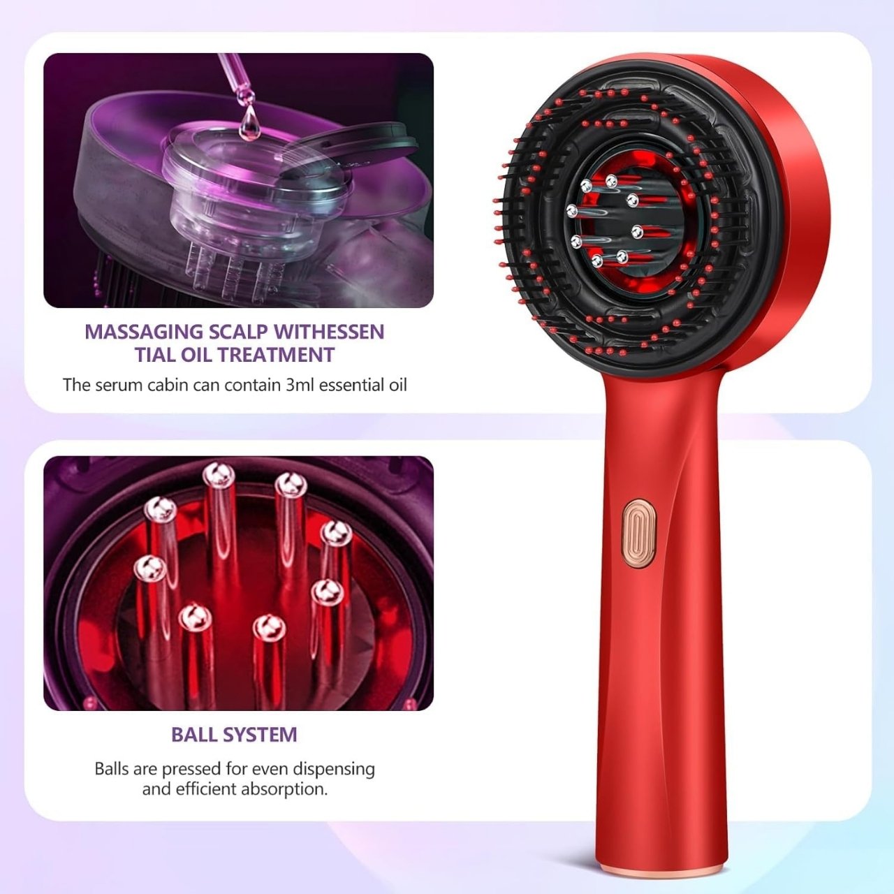 Scalpyx, LED масажна четка за стимулиране на растежа на косата - Image 5