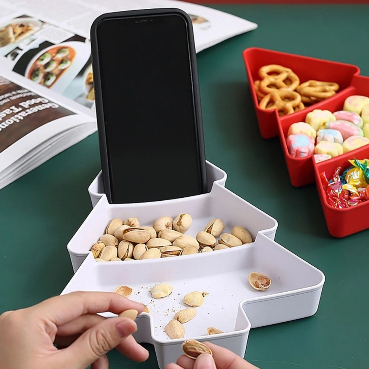 ServingTray, коледна поднос във формата на елха - Image 7