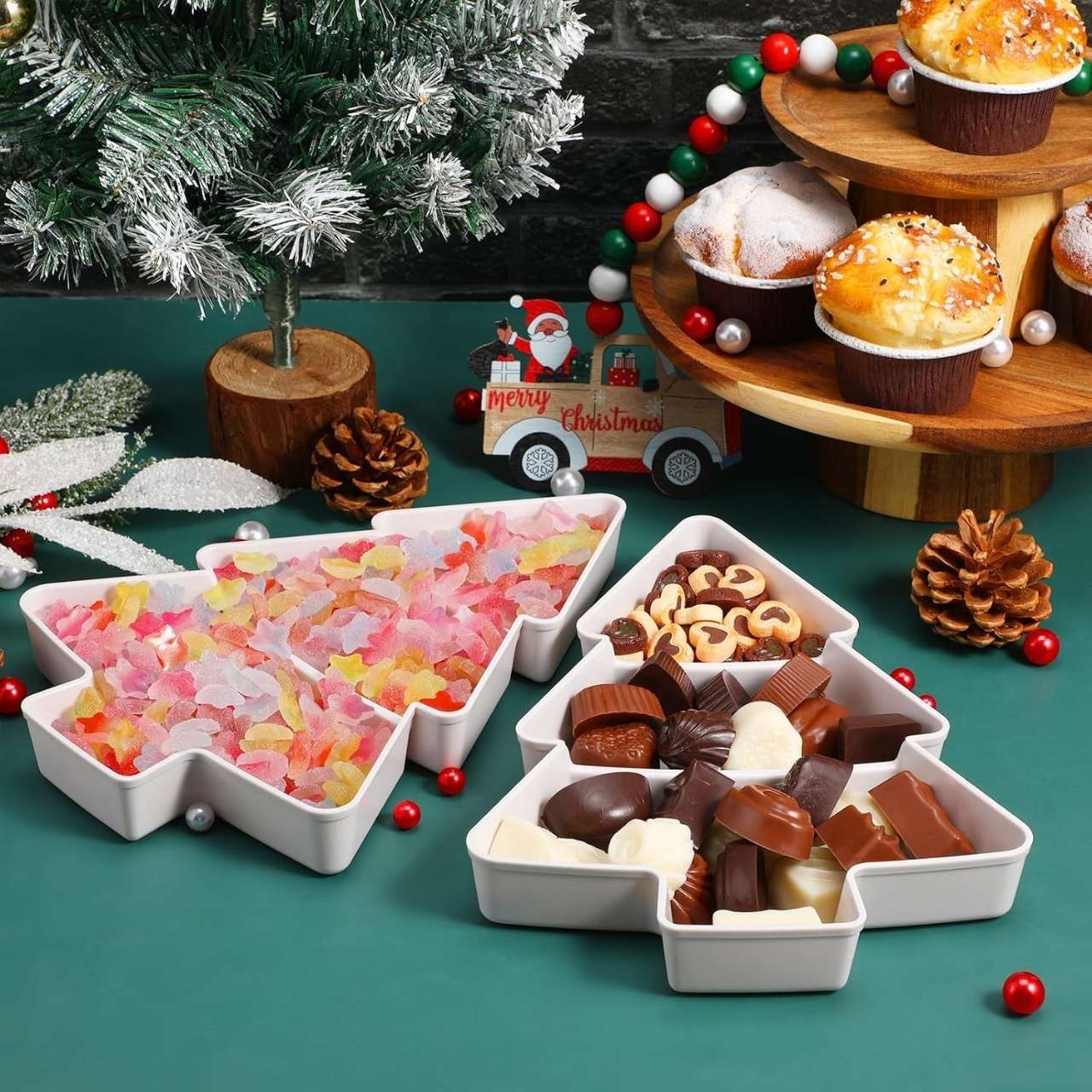 ServingTray, коледна поднос във формата на елха - Image 10