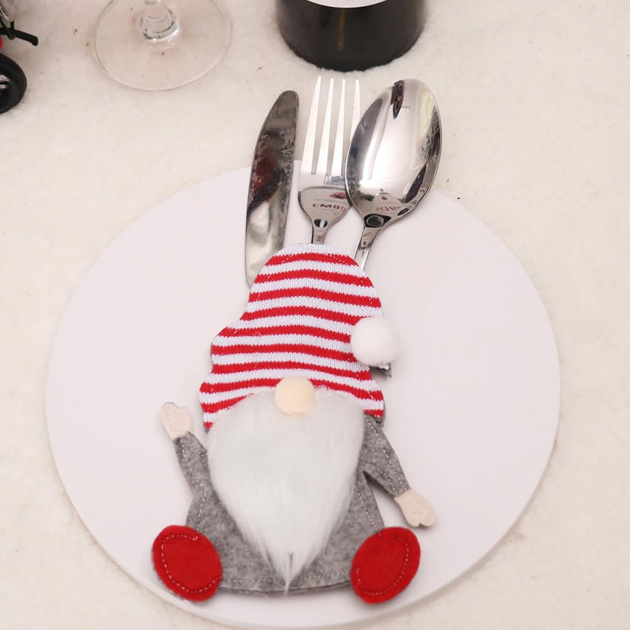 SetGnome, 3-частен комплект прибори под формата на гном - Image 2