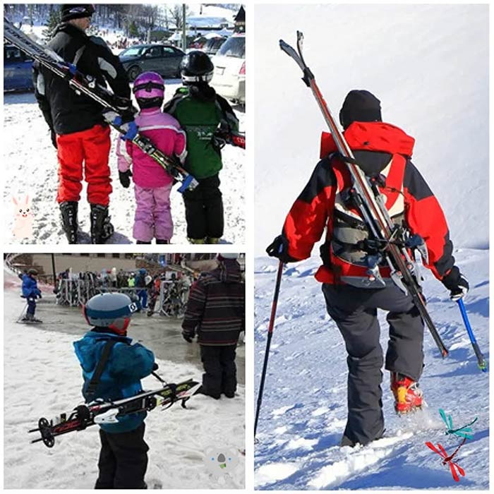SkiBundle, презрамка за носене на ски + универсални котки БЕЗПЛАТНО - Image 8