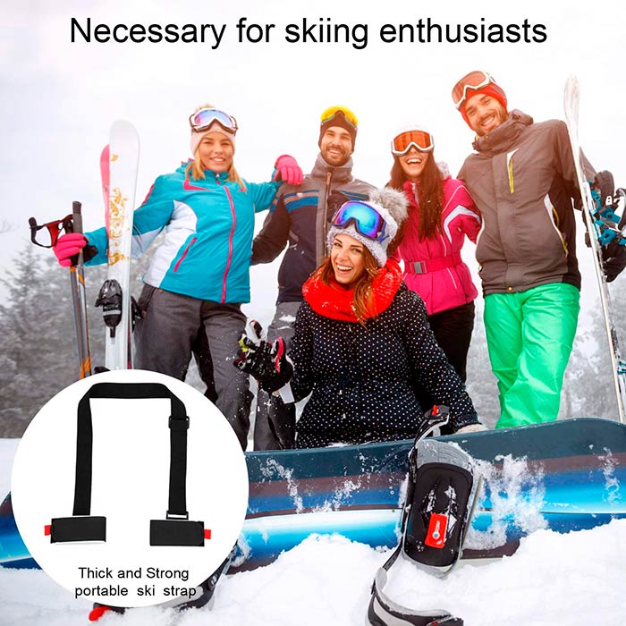 SkiBundle, презрамка за носене на ски + универсални котки БЕЗПЛАТНО - Image 9