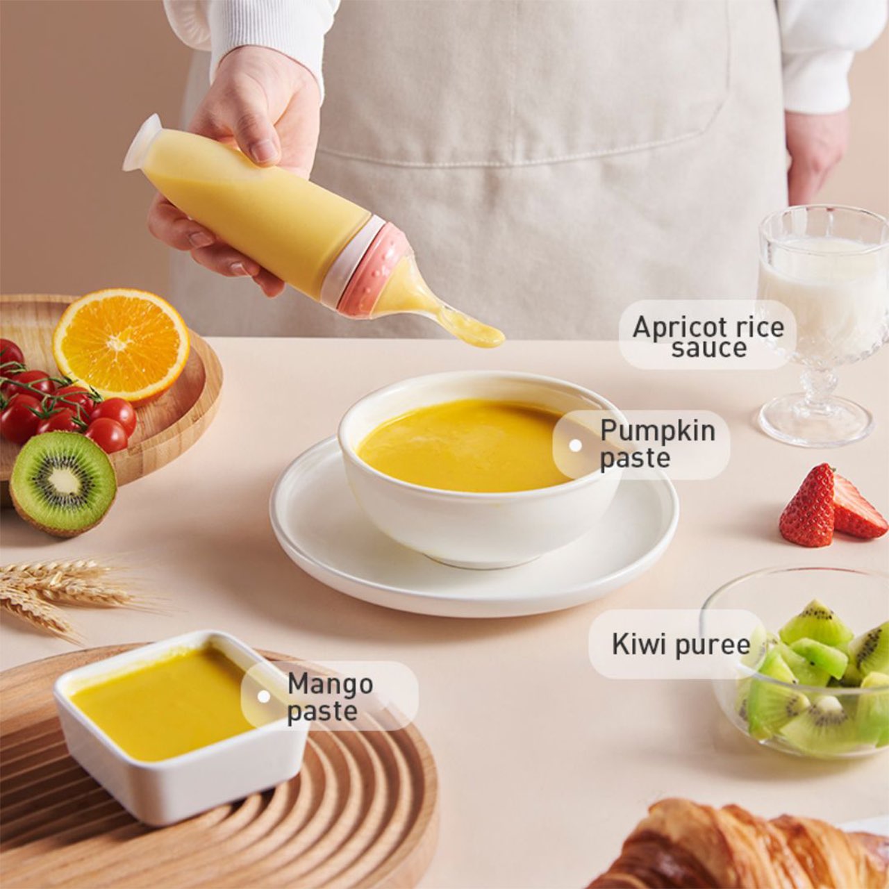 SoftSpoon, силиконова бутилка с лъжица - Image 2