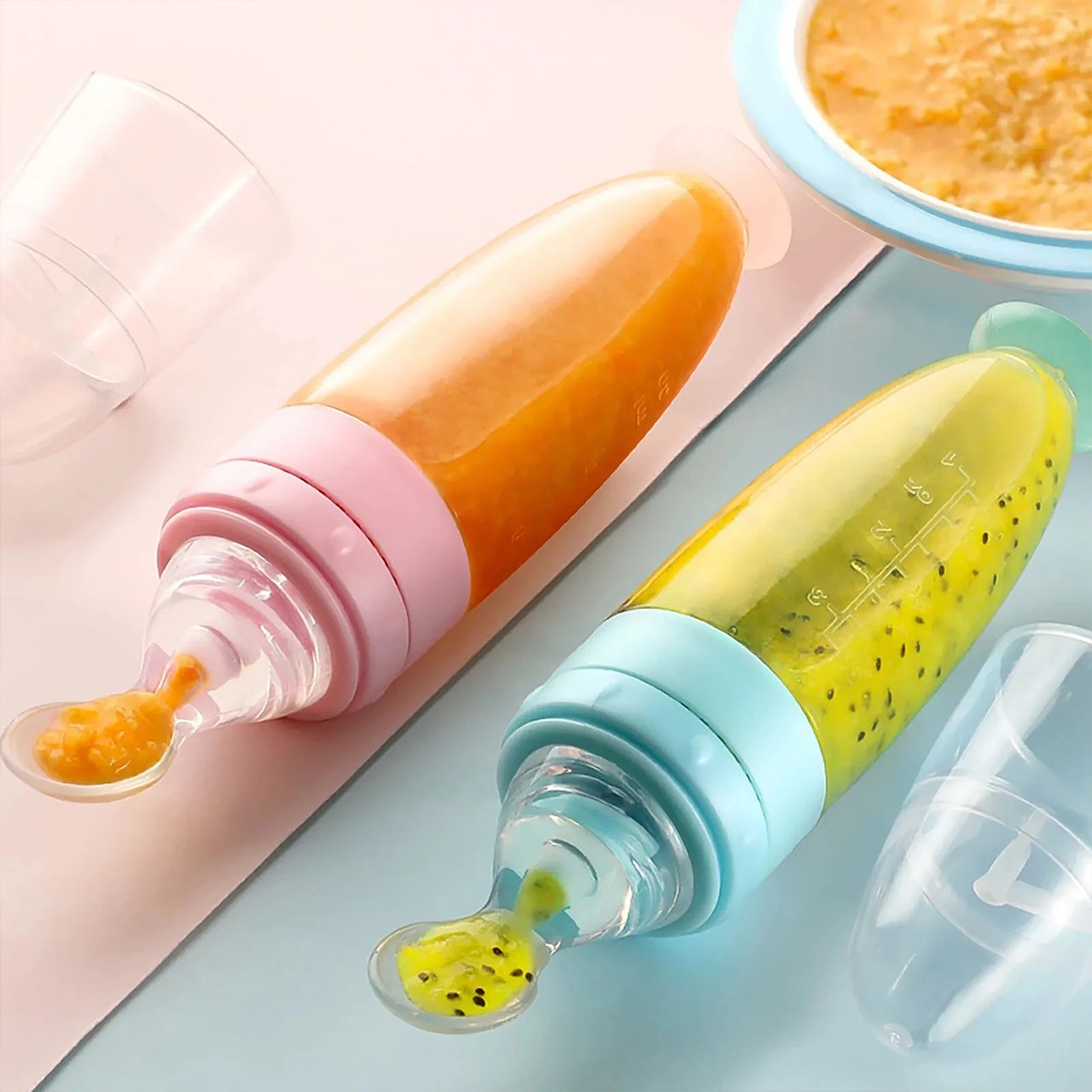 SoftSpoon, силиконова бутилка с лъжица - Image 3