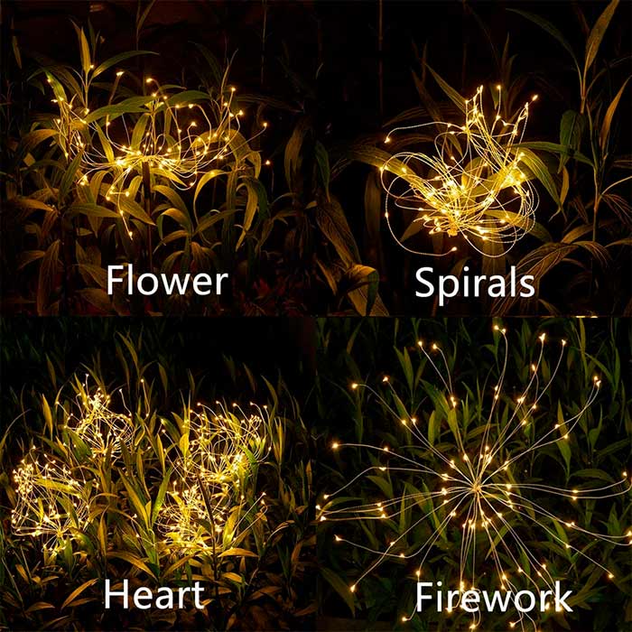 SolarFireworkLamp, слънчева лампа (90 LED светлини) - Image 9