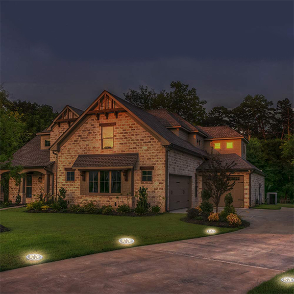 SolarGardenLights, 4 соларни LED градински или пътекови лампи - Image 2