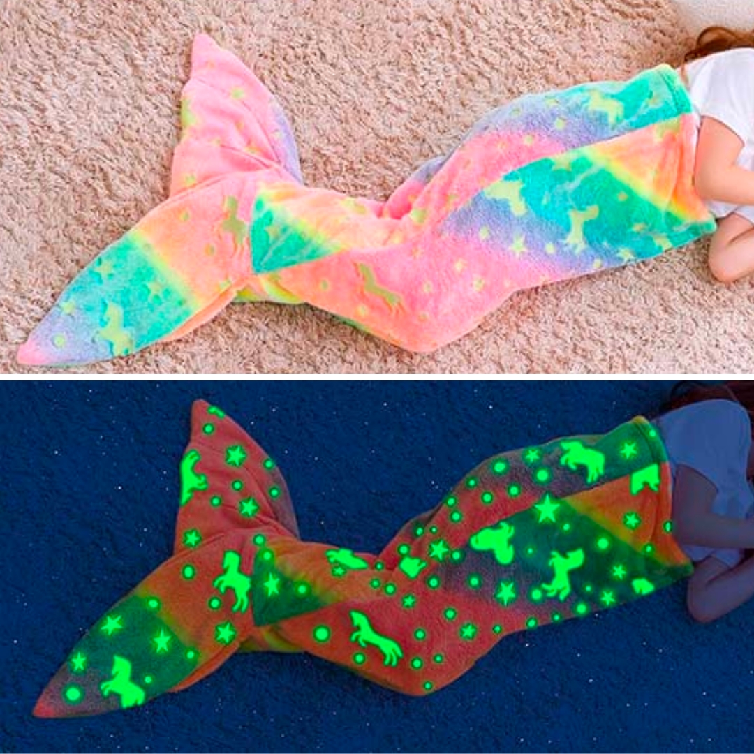 SparkleMermaid, подаръчен комплект с одеяло за момиче и комплект за създаване на диаманти и стикери БЕЗПЛАТНО - Image 6
